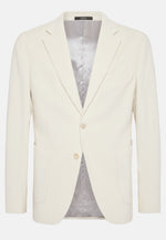 Cream Cotton Velvet Jacket