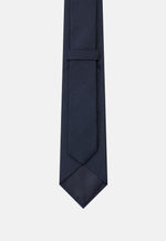 Blue Silk Jacquard Tie