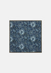 Blue Paisley Design Wool Pocket Square