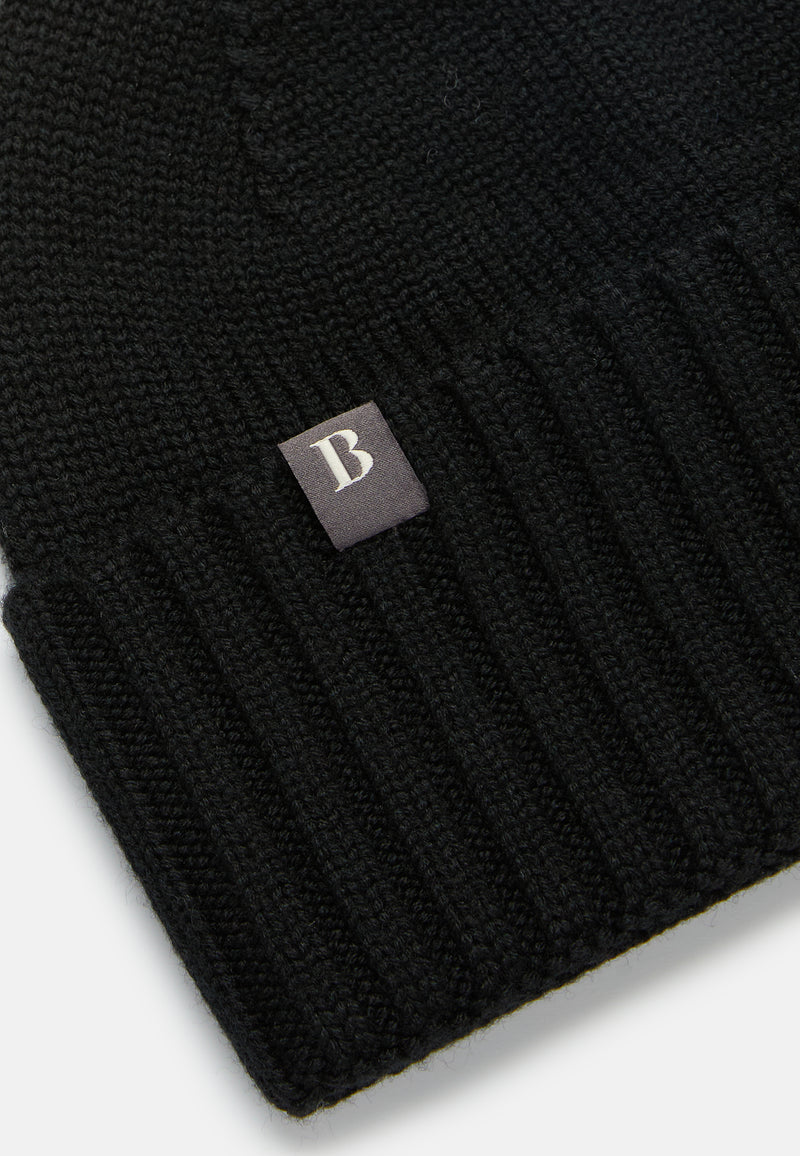 Black Wool Hat