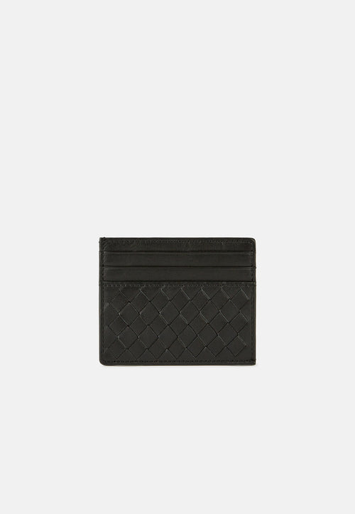 Black Leather Credit Card Holder