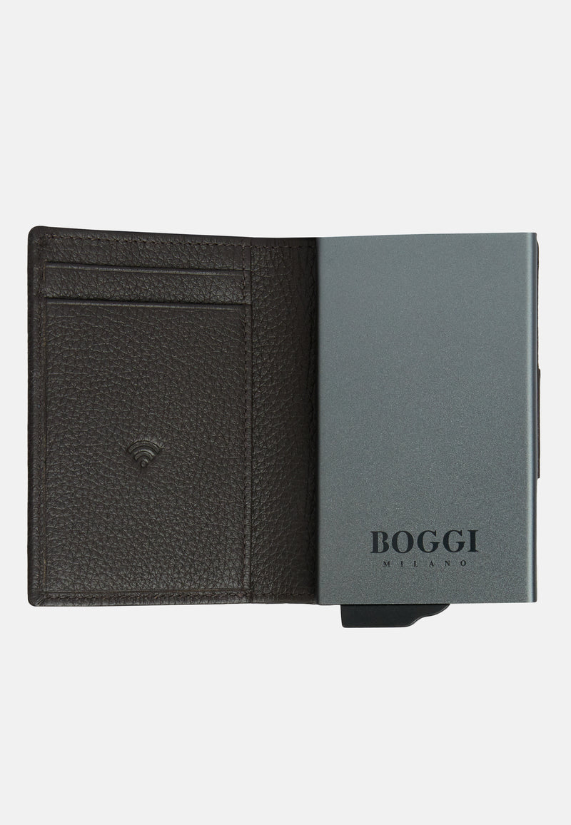 Brown Leather Credit Card Holder