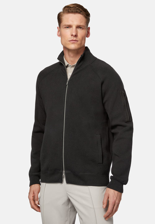 Black Full Zip Sweatshirt