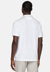 White High-Performance Pique Polo Shirt