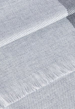 Grey Drill Wool Scarf