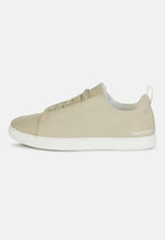 Trainers in Sand Coloured Technical Fabric
