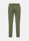 Green Stretch Cotton Tencel Jeans