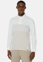 Beige Cotton Polo Shirt