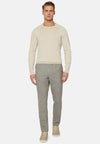 Grey Wool City Trousers