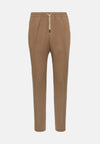 Brown City Linen Trousers