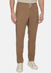 Brown City Linen Trousers