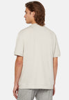 Beige High-Performance Pique Polo T-Shirt