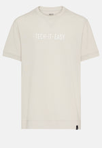 Beige High-Performance Pique Polo T-Shirt