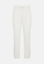 White Trousers In Organic Cotton Blend
