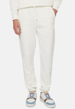 White Trousers In Organic Cotton Blend