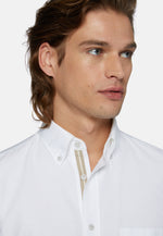 White Shirt In Organic Oxford Cotton