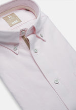 Pink Shirt In Organic Oxford Cotton