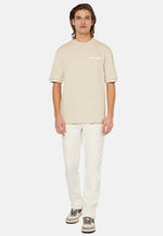 Beige Organic Cotton Blend T-Shirt