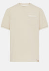 Beige Organic Cotton Blend T-Shirt