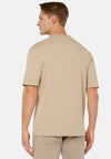 Beige Organic Cotton Blend T-Shirt