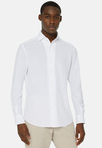White Regular Fit Japanese Jersey Polo Shirt