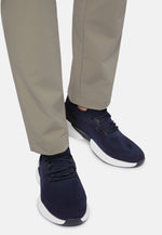 Willow Trainers in Navy Blue Recycled Yarn