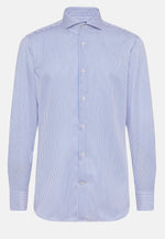 Blue Regular Fit Royal Striped Shirt