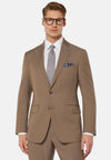 Beige Super 130 Pure Wool Suit