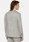 Grey Micro Patterned Nylon Jacket