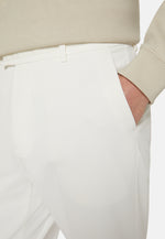 Cream B-Tech Stretch Nylon Trousers