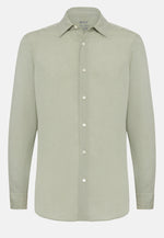 Green Tencel Linen Shirt