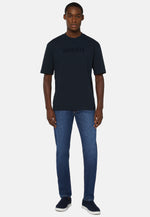 Navy Cotton T-Shirt