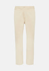 Beige Stretch Cotton Trousers