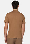 Brown Sustainable High-Performance Jersey Polo Shirt