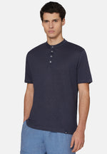 Navy Sustainable High-Performance Jersey Polo Shirt