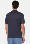 Navy Sustainable High-Performance Jersey Polo Shirt