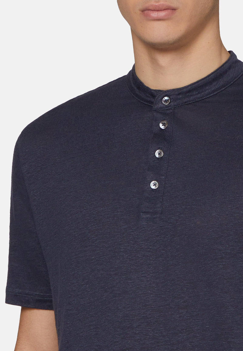Navy Sustainable High-Performance Jersey Polo Shirt