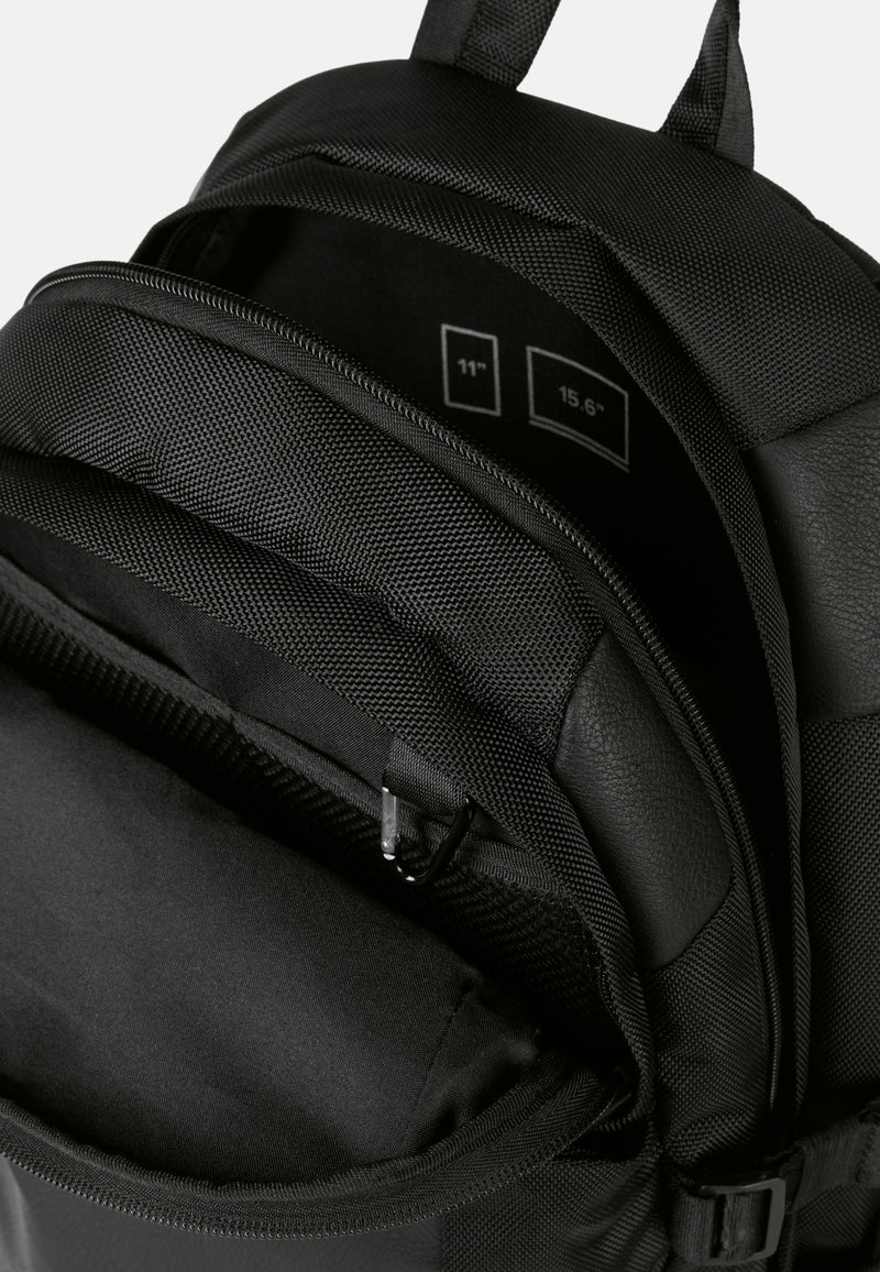 Black Backpack In Technical Fabric
