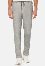 Grey B-Tech Stretch Nylon Trousers