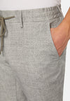 Grey B-Tech Stretch Nylon Trousers