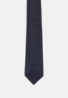 Navy Micro Textured Silk Blend Tie