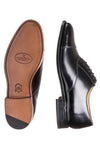 CLASSIC LEATHER SHOE 'SHINY EFFECT' WITH GOODYEAR CONSTRUCTION