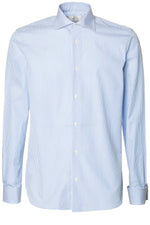 Blue Slim Windsor Collar Shirt