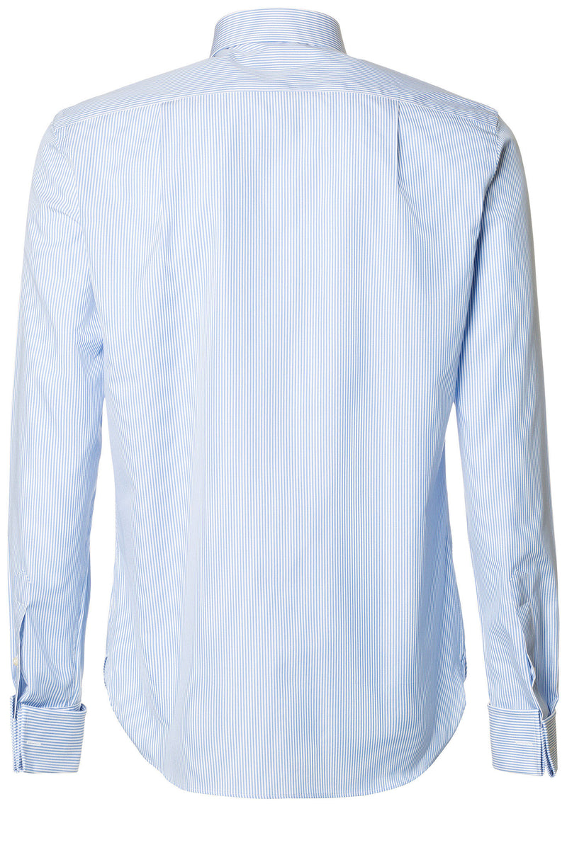 Blue Slim Windsor Collar Shirt