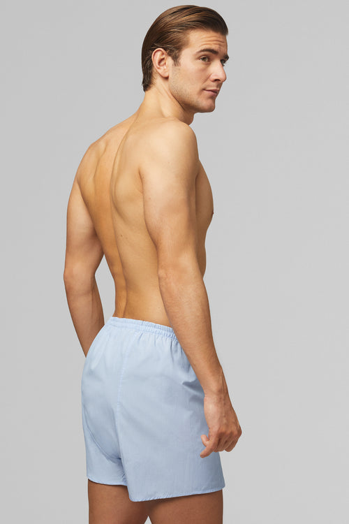 Blue Cotton Boxers