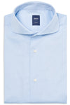 PIN POINT COTTON SHIRT CUTAWAY COLLAR TAILORED FIT