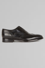 Textured Leather Oxford Shoes