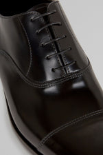 Black Leather Oxford Shoes