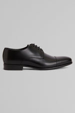 Smooth Leather Derby Shoes With Rubber Soles