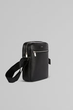 Leather North South Crossbody Bag